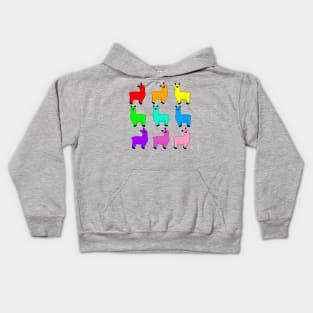 Rainbow Llamas Kids Hoodie